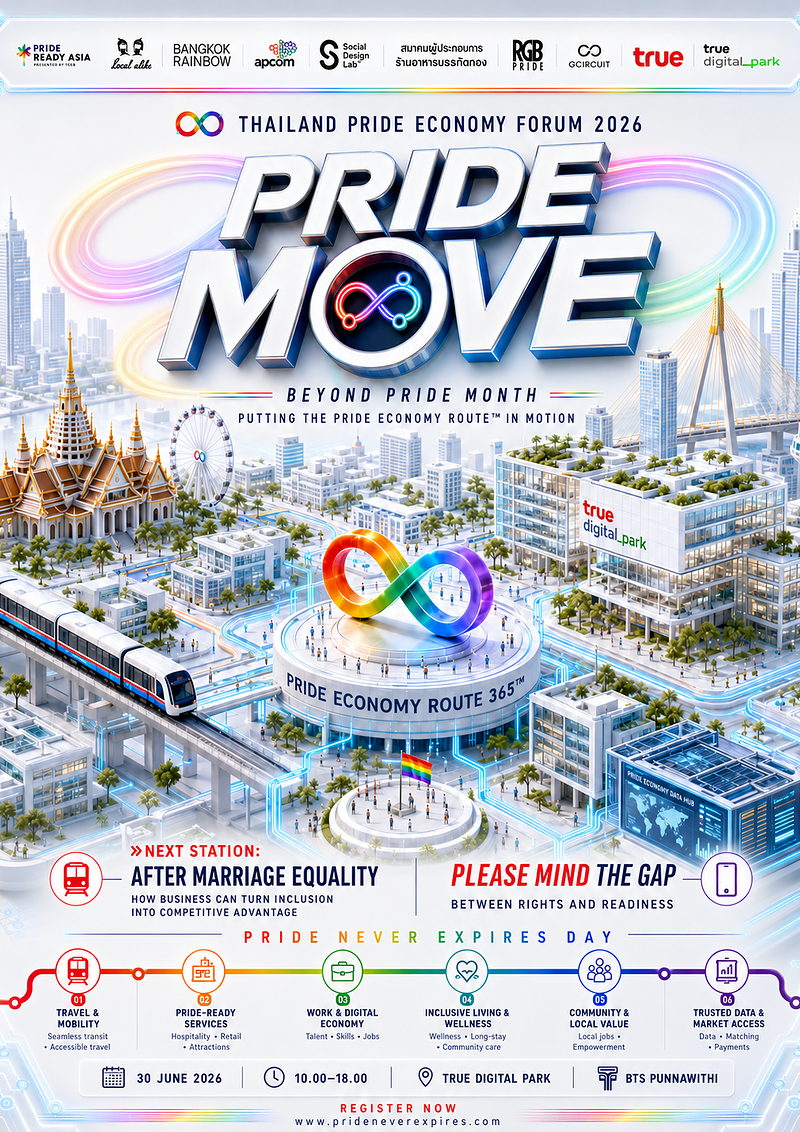 PRIDE MOVE event poster published on Eventpop