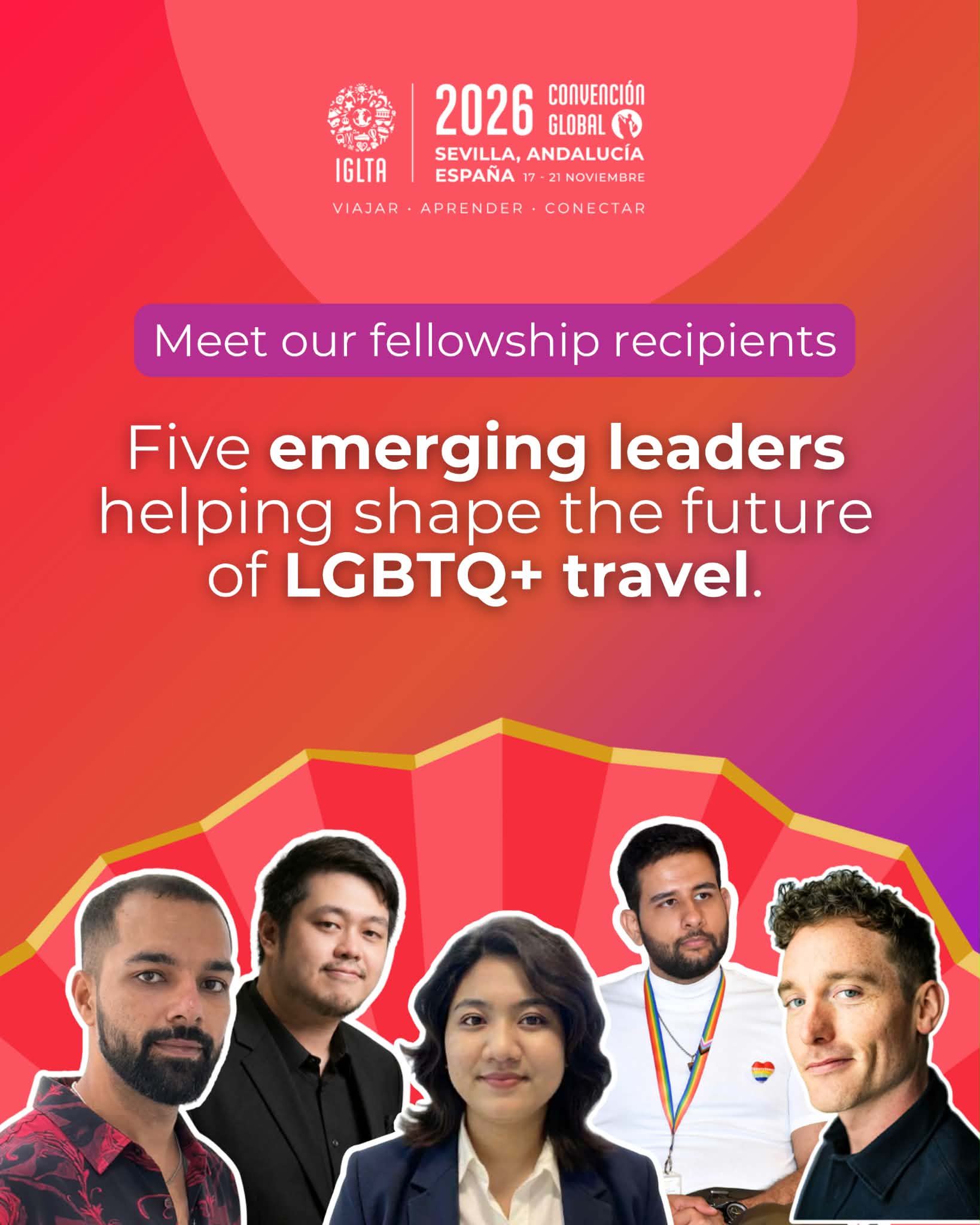 Five emerging leaders selected for the 2026 IGLTA Foundation Fellowship